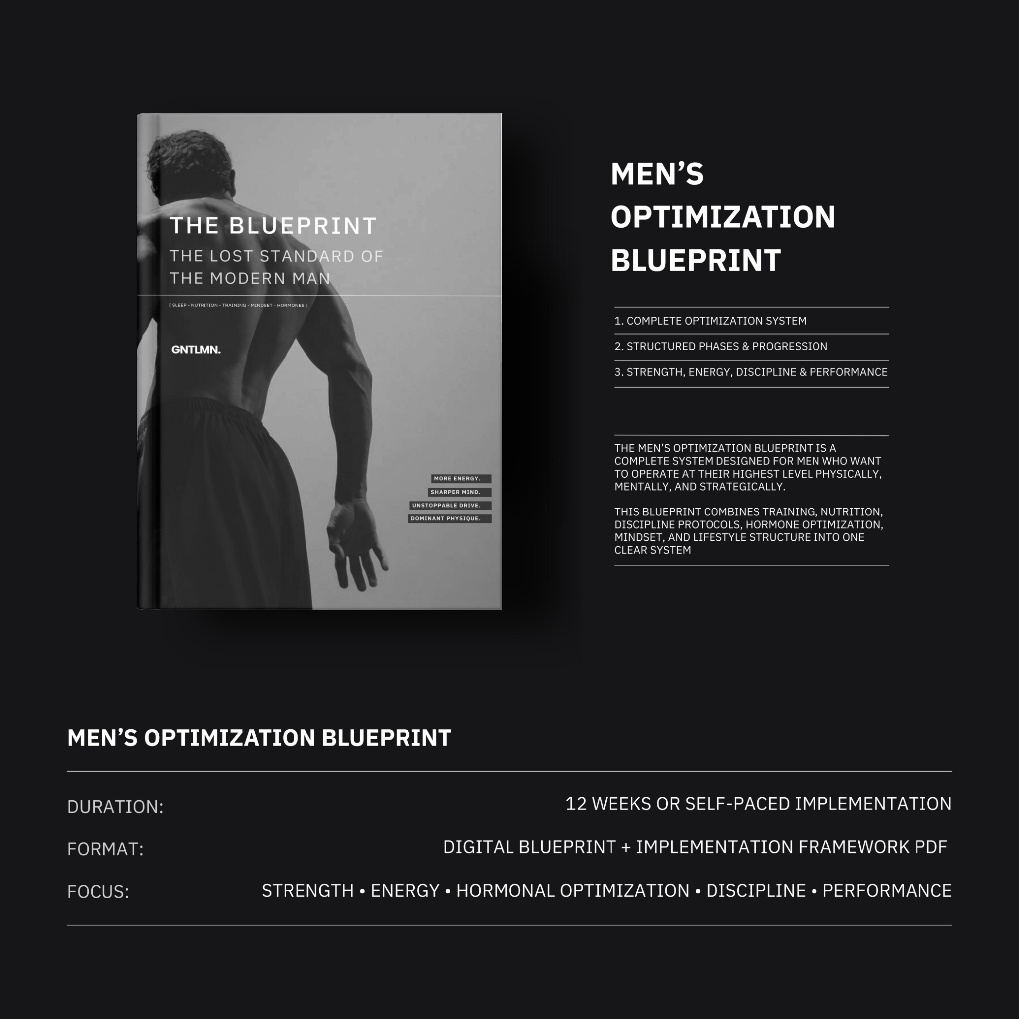 The Men's Optimization Blueprint